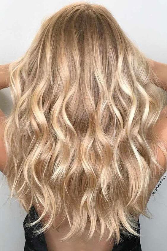 blonde with highlight color hair ideas
