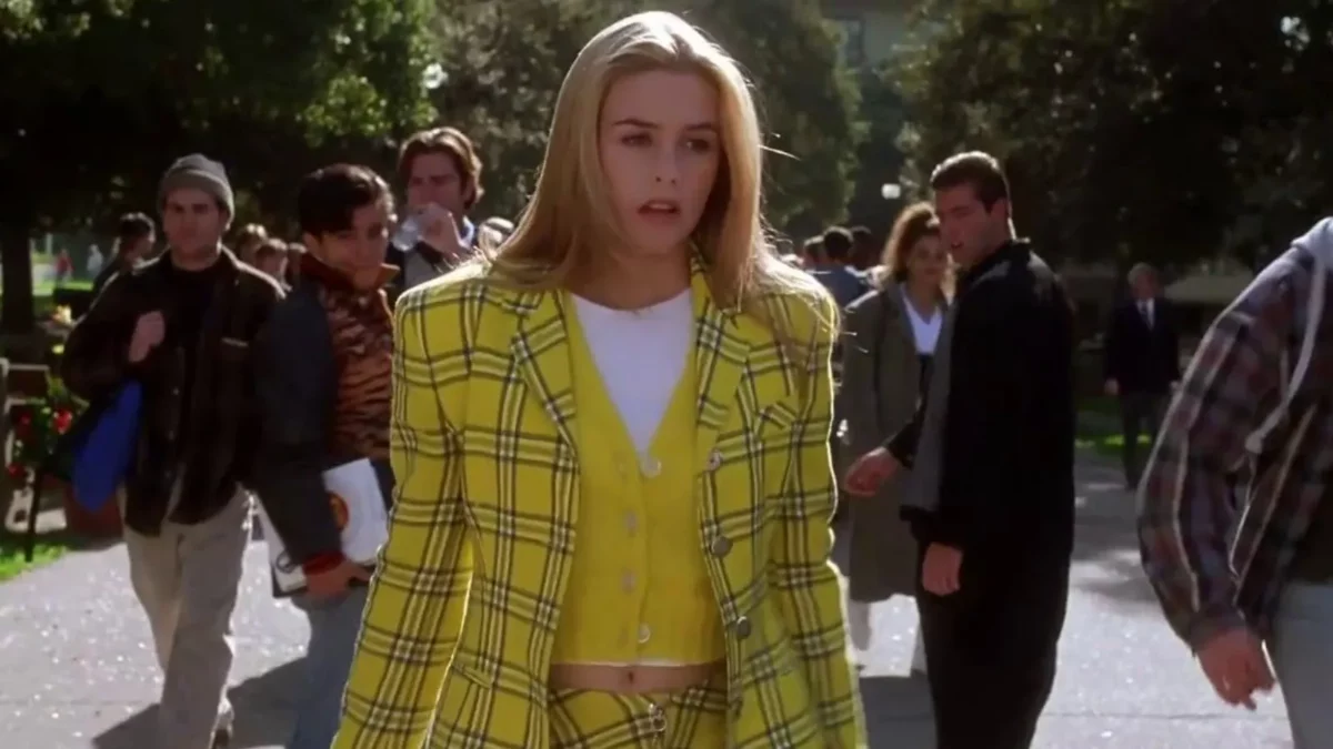 Yellow Checked Set in "Clueless"